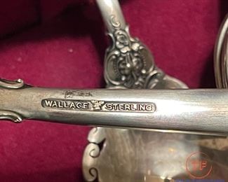 Wallace Sterling SILVER Flatware Set - Grand Baroque Pattern