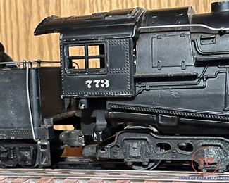 Lionel 773 4-6-4 Scale Hudson & 2426W Tender with Train Track Display