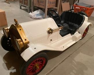 Child's, Electric, Stutz-Bearcat Non-Pedal Car--w/New Battery! Vroom Vroom!!