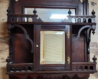 Eastlake Ornate Wall Cabinet