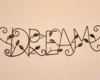 Dream Metal Sign