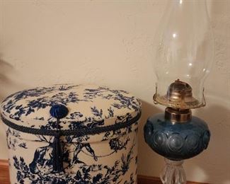 Cobalt Oil Lamp