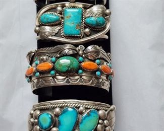 Closer View of Cuff Bracelets
