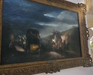 H.J. Jones, Nightime scene