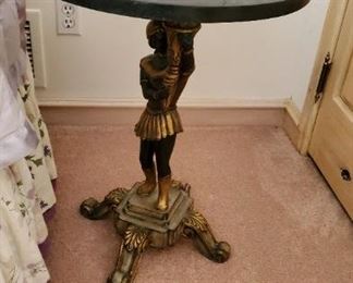 Hardstone top with elaborate base table