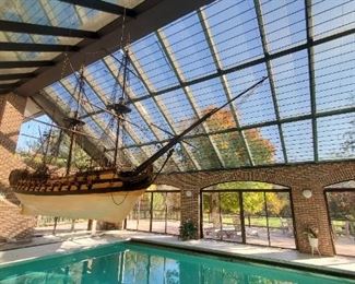 Antique large scale model- “Intrepid” Clipper Ship.