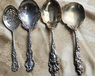 Sterling silver serving pieces
