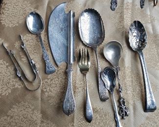 Many more beautiful sterling serving pieces