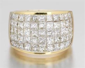 Mystery Set 4.75 Carat Diamond Band 