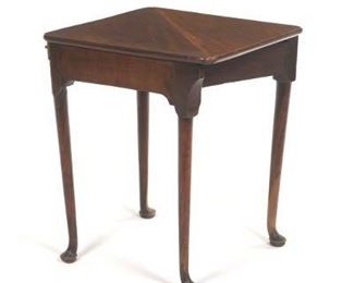 An English Drop Leaf Corner Table