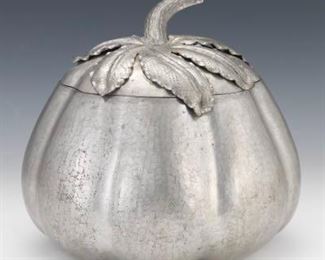Arts Crafts Pumpkin Shaped Ice Bucket