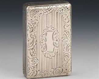 AustroHungarian Silver Tabatierre, ca. before 1866 