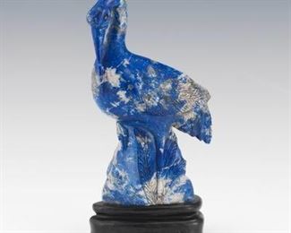 Carved Lapis Bird