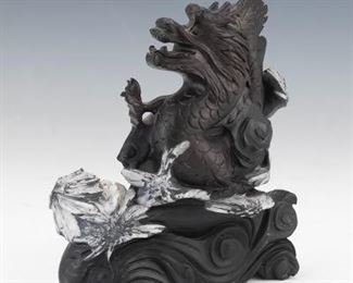 Chinese Chrysanthemum Stone Dragon