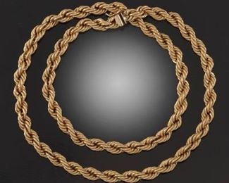 Classic Rope Chain Necklace 