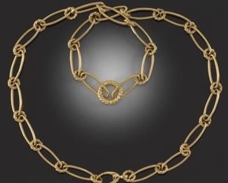 David Yurman Gold Chain Necklace 