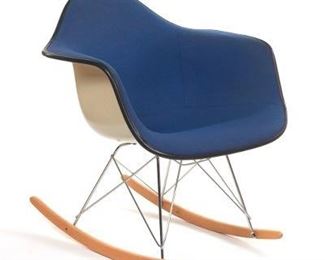 Eames Rocker with Alexander Girard Upholstery