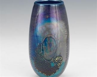 Eickhlot Art Glass Vase 