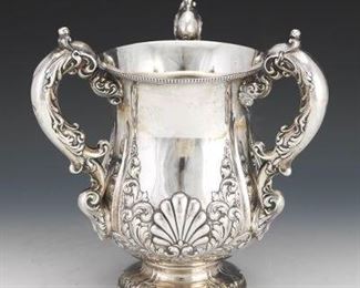 Frank Smith Sterling Loving Cup