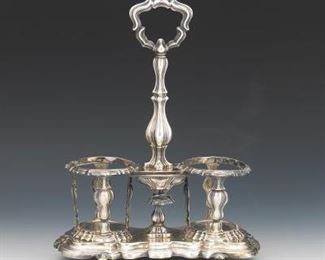 French 950 Silver Cruet Holder