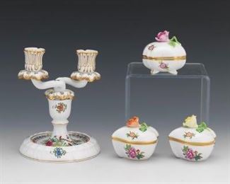 Herend Porcelain Table Items