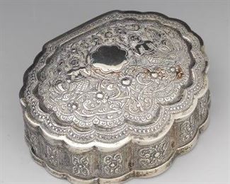 Indian Silvered Box