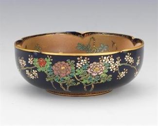 Japanese Satsuma Lobed Bowl