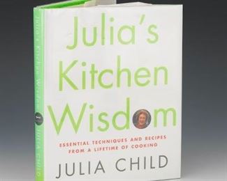 Julia Child Autographed Book