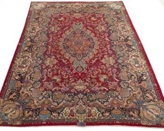 Kashmar Khorasan Signed Pictorial Carpet