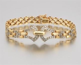 Ladies Diamond and Bracelet 
