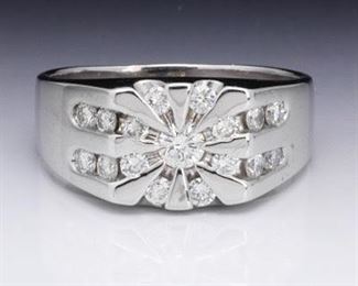 Ladies Gold and Diamond Ring 