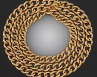 Ladies Gold Link Necklace 