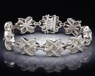 Ladies JPM Impressive Gold and Diamond Fancy Bracelet