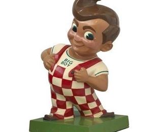 LifeSize Big Boy Fiberglass Advertising Statue
