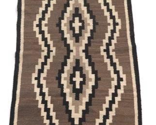 Navajo 2 Grey Hills Wool Rug