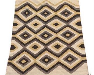 Navajo Red Mesa Pattern Rug