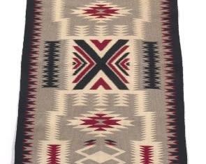 Navajo Storm Pattern Wool Rug
