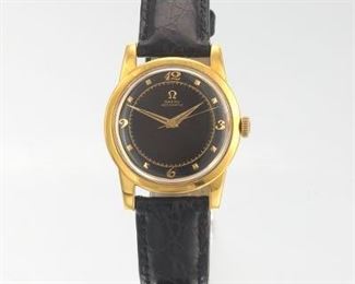Omega 18k Gold Automatic Wristwatch 