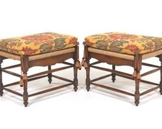 Pair of Sarreid Ltd. Ottomans