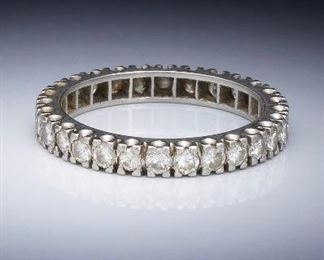 Platinum and Diamond Eternity Ring 