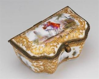 Porcelain Pill Box