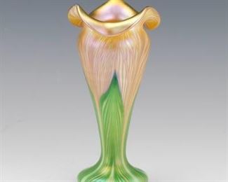 Quezal Art Nouveau Vase
