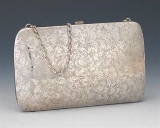 Ralph Lauren Sterling Silver Opera Clutch