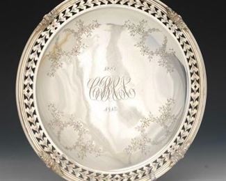 Riviere for Grogan Co. Footed Sterling Pastry Stand