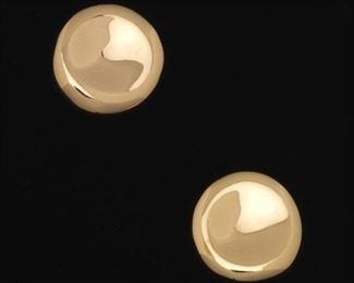 Roberto Coin Gold Bean Earrings 