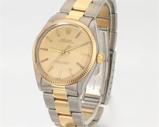 Rolex Two Tone Oyster Perpetual Watch, ca. 1984 
