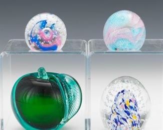 Set of Four Paperweights