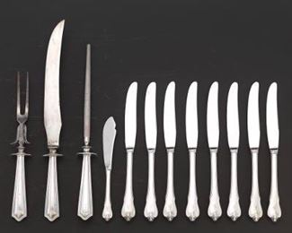 Sterling Table Knives and Carving Knives