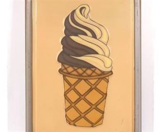 The Elm Dairy Farm IceCream Light Up Sign