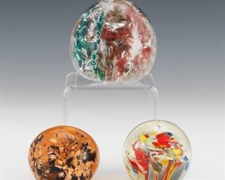 Three Paperweights